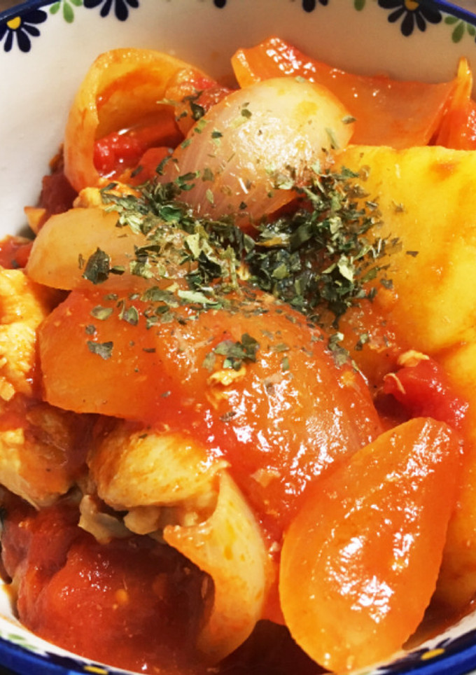 とろーりチーズのトマト煮(リゾット風)-レシピのメイン写真