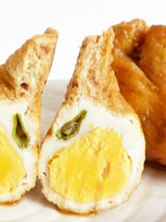 玉子の巾着煮-レシピのメイン写真