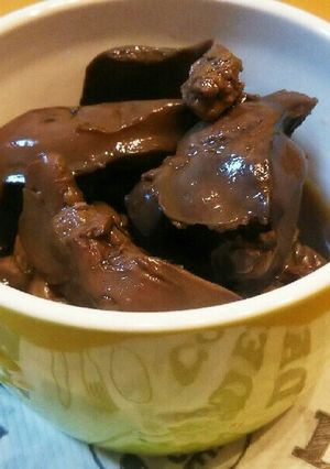 貧血予防にも！鶏レバーの赤ワイン煮-レシピのメイン写真