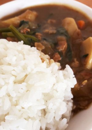 里芋とほうれん草の冬野菜カレー-レシピのメイン写真