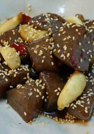 こんにゃくとニンニクの辛煮-レシピのメイン写真