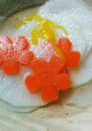 ちょっとかわいい♡大根の甘酢漬け-レシピのメイン写真