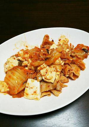 簡単！豚キムチ-レシピのメイン写真