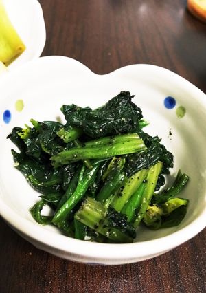 ごま油香る〜ほうれん草のごま和え-レシピのメイン写真