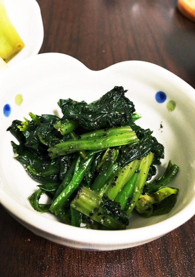 ごま油香る〜ほうれん草のごま和え-レシピのメイン写真