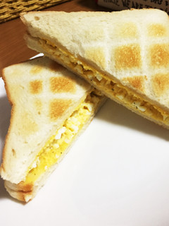 卵1個でホットたまごサンド-レシピのメイン写真