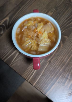 根菜たっぷりな濃厚トマトコンソメスープ-レシピのメイン写真