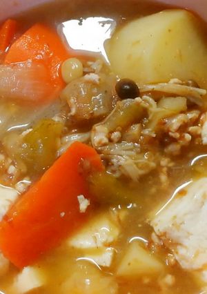 簡単♪鶏ひき肉と豆腐の洋風！肉じゃが風-レシピのメイン写真