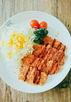 揚げてないけどちゃんとチキンカツ♪-レシピのメイン写真