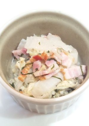 白菜とベーコンの梅しそチーズ-レシピのメイン写真