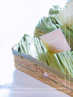 オペラ風✽抹茶ケーキ-レシピのメイン写真