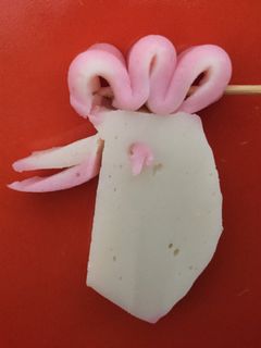 小田原っ子かまぼこで#とりの 飾り切り-レシピのメイン写真