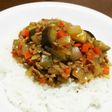 煮込むだけ☆なすのキーマカレー