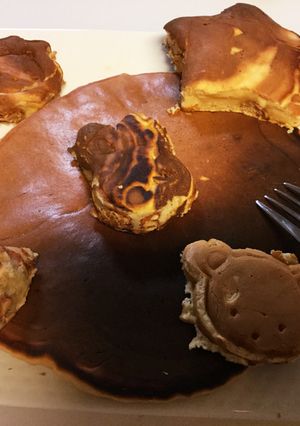 簡単★ふっくらアーモンドホットケーキ-レシピのメイン写真