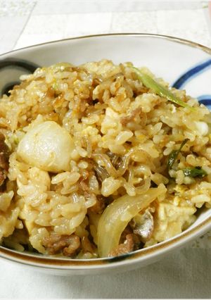フライパンで簡単！牛こまdeすき焼きご飯-レシピのメイン写真