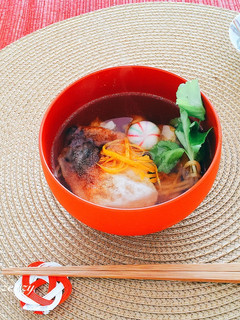 覚書!お正月。鶏すまし仕立てのお雑煮-レシピのメイン写真