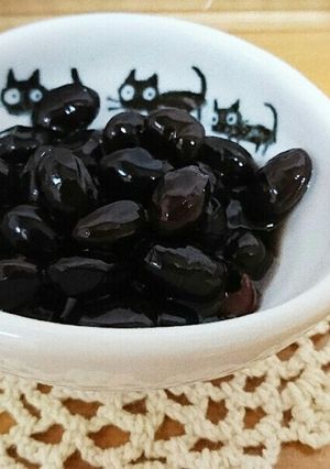 明日の朝には頂ける♪つやつや黒豆♪-レシピのメイン写真