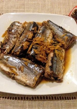 さんま缶詰ポン酢煮-レシピのメイン写真