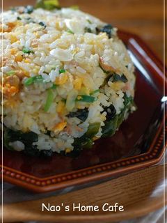 ツナ&ワカメのネギたま炒飯-レシピのメイン写真