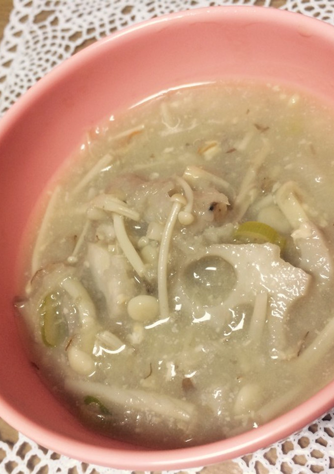寒い日に♡蓮根と生姜のおろし味噌汁-レシピのメイン写真