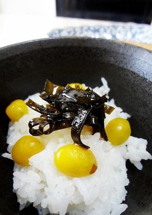 ダシ昆布のワサビ炊き-レシピのメイン写真