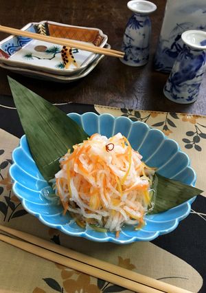 お正月【紅白なます】柚子風味-レシピのメイン写真