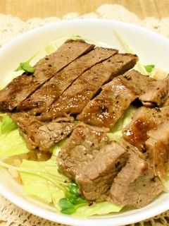 ぱぱっと!ステーキ丼-レシピのメイン写真