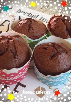米粉のチョコカップケーキ-レシピのメイン写真