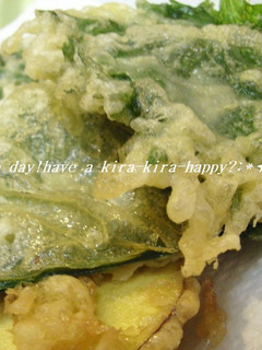 重ねて美味しい♪シソのてんぷら-レシピのメイン写真