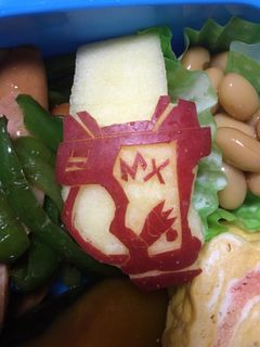 エグゼイド・ガシャットのりんご飾り切り-レシピのメイン写真