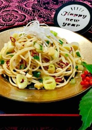 白ねぎと数の子のぺペロンチーノ-レシピのメイン写真