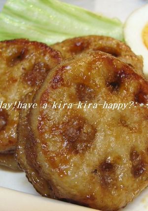 簡単☆レンコンの挟み焼き-レシピのメイン写真