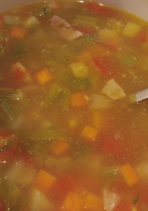 セロリまるごと！ミネストローネ♪-レシピのメイン写真