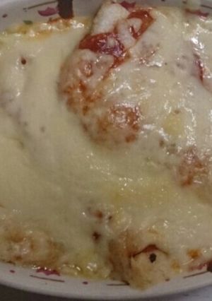 簡単☆揚げたお餅で♪キムチチーズ焼き-レシピのメイン写真