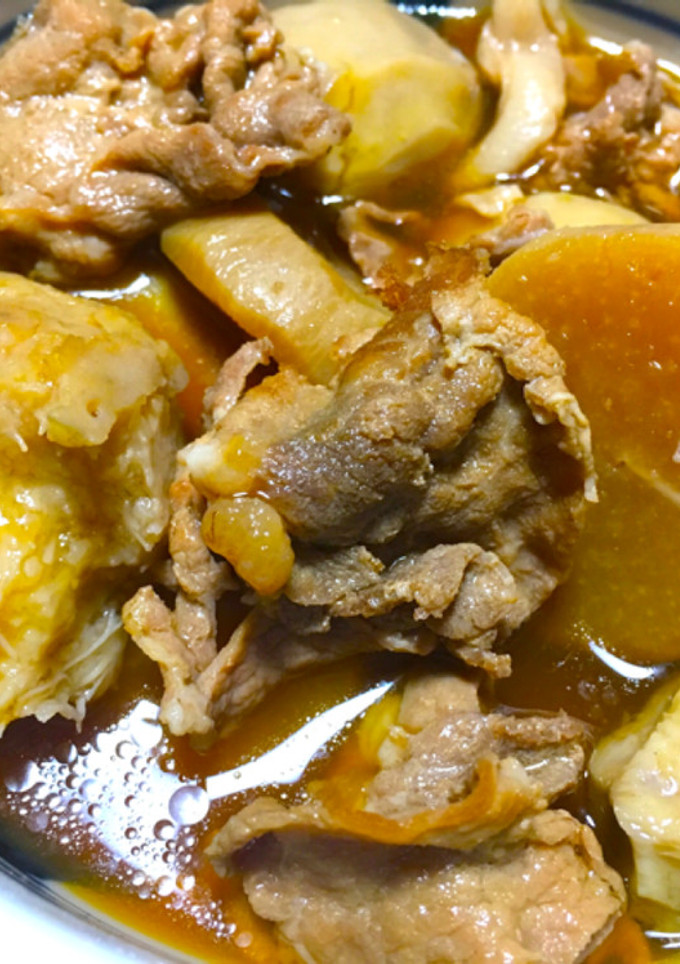 大根と里芋と豚肉の煮物-レシピのメイン写真