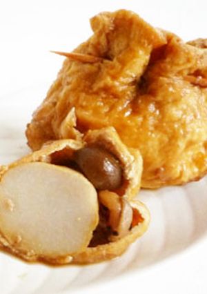 里芋としめじの巾着煮-レシピのメイン写真