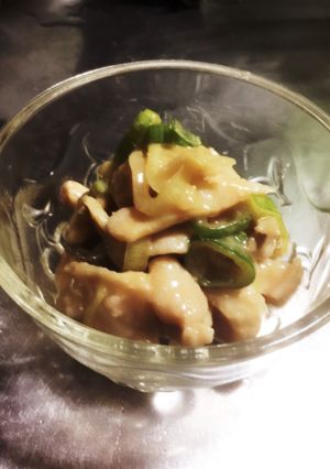 鶏皮の酢味噌和え-レシピのメイン写真