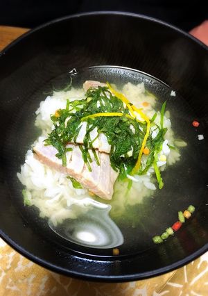 ゆず香るマグロの出汁茶漬け-レシピのメイン写真
