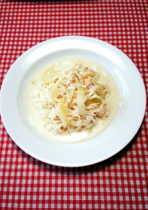 こんにゃく麺のツナ玉クリームパスタ-レシピのメイン写真