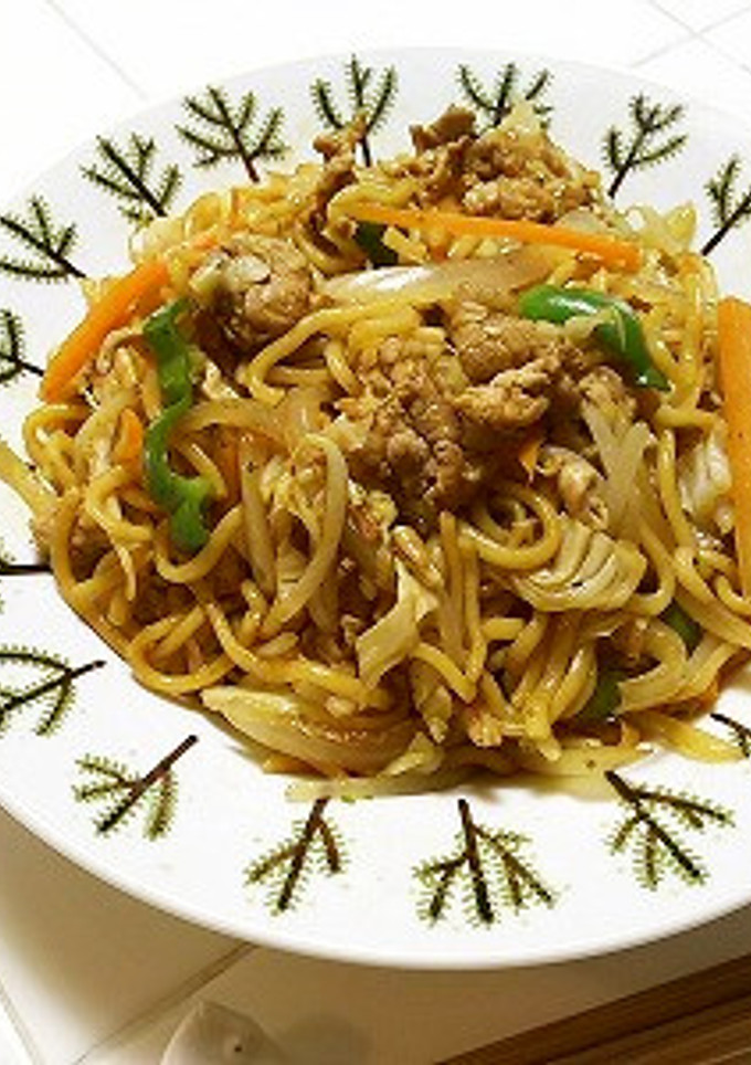 中学生が作る普通の焼きそば-レシピのメイン写真