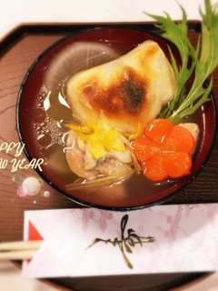 調味料は塩のみ♪豊かな味わい鶏だし雑煮-レシピのメイン写真