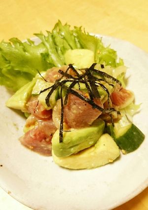 まぐろとアボカドのポン酢和え-レシピのメイン写真