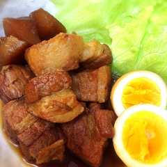 รูปของ トロける柔らかさ★圧力鍋で簡単！豚の角煮