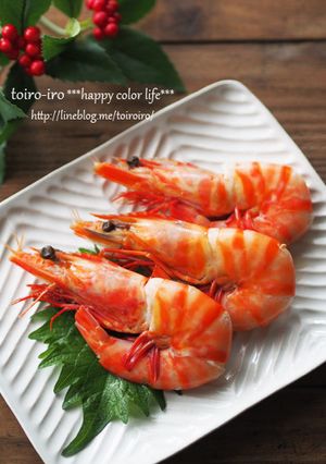 おせち★白だしで簡単！エビのうま煮-レシピのメイン写真
