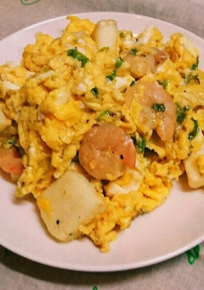 エビとイカの中華たまご炒め-レシピのメイン写真