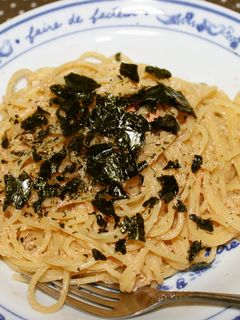 手抜き(+o+)明太子の和風パスタ-レシピのメイン写真