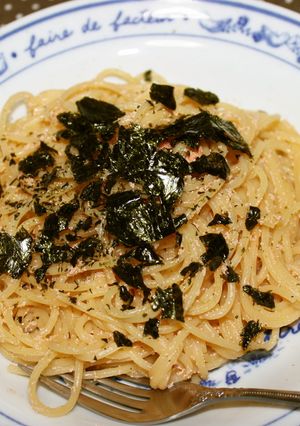 手抜き(+o+)明太子の和風パスタ-レシピのメイン写真