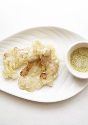 真鯛の天ぷら 抹茶塩添え-レシピのメイン写真