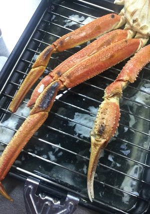 冷凍の松葉ガニで・焼きガニ-レシピのメイン写真