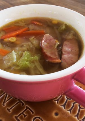 野菜たっぷりあったかスープ♡-レシピのメイン写真
